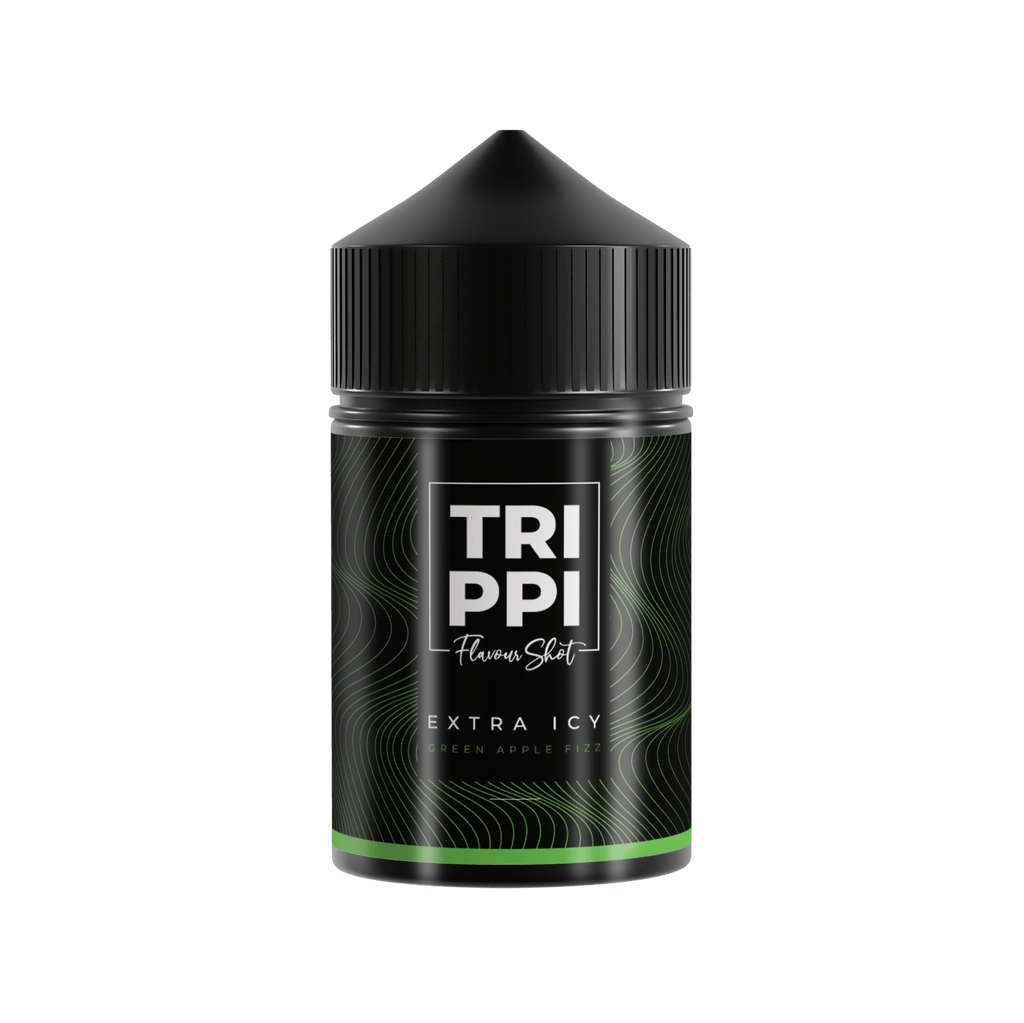 Trippi Extra Icy Green Apple Fizz Flavor Shot 60ml mtl/salt – The