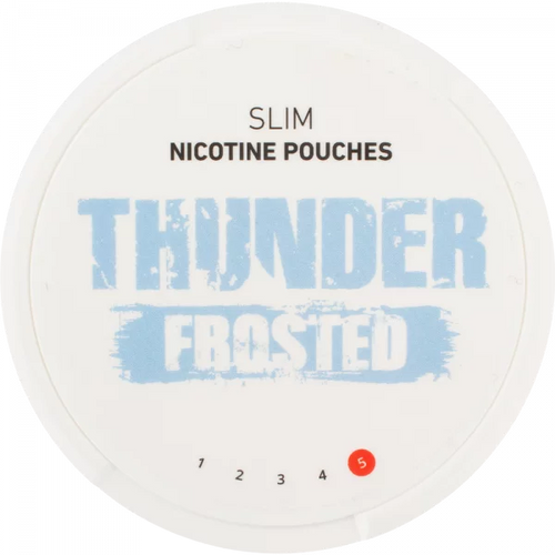 General snus -  Thunder frosted x-strong slim white Nicotine Pouch