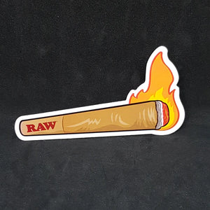 RAW Sticker 3 Fire Cone