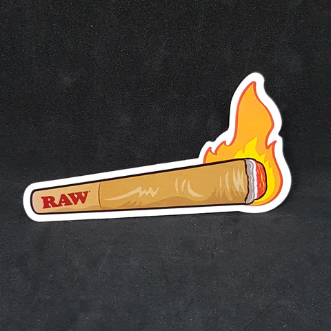 RAW Sticker 3 Fire Cone