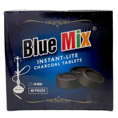 Hookah Coals  Blue Mix  Instant-Lite Charcoal Tablets