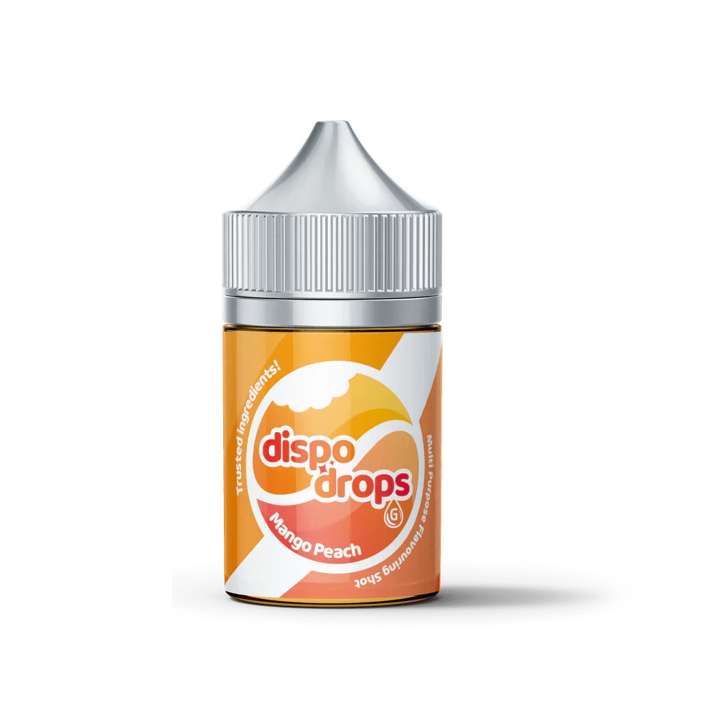 60ml Dispo Drops Mano Peach Flavor Shot