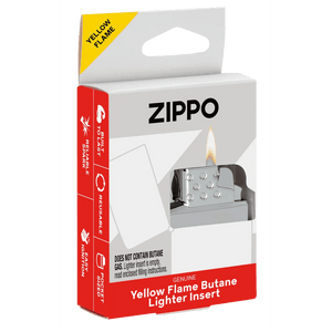 Zippo Butane Lighter Insert- Yellow Flame