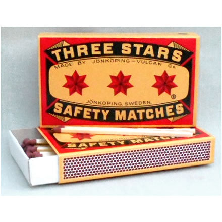 Three star cigar matches