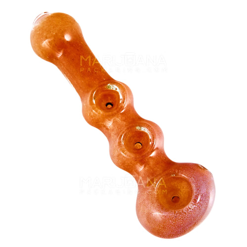 Goodie Glass Triple Bowl Glass Hand Pipe