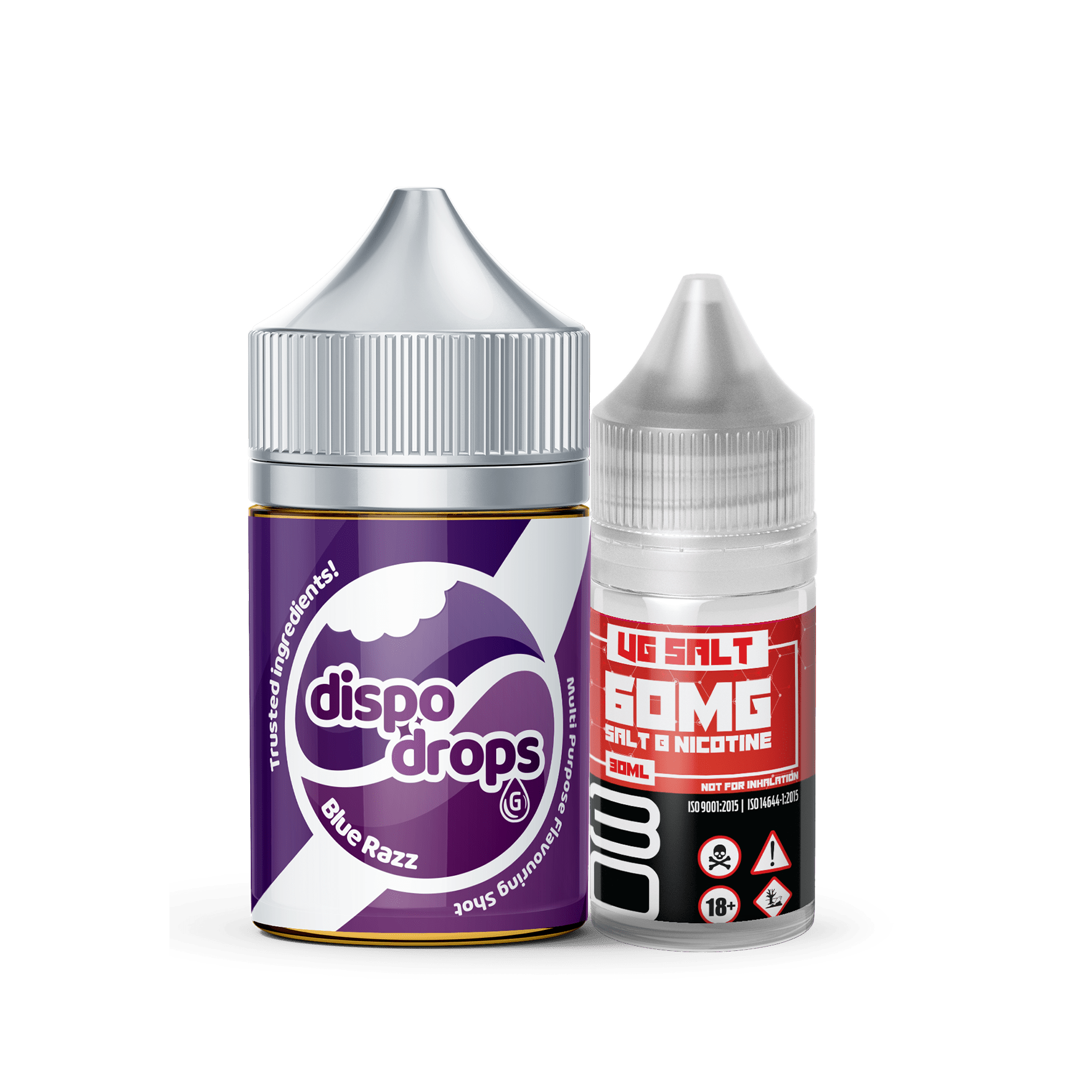 Dispo-Drops Blue Razz SALT NIC Combo – The Wiener Vape Company