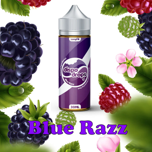 Dispo Drops Blue Razz Flavor Shot