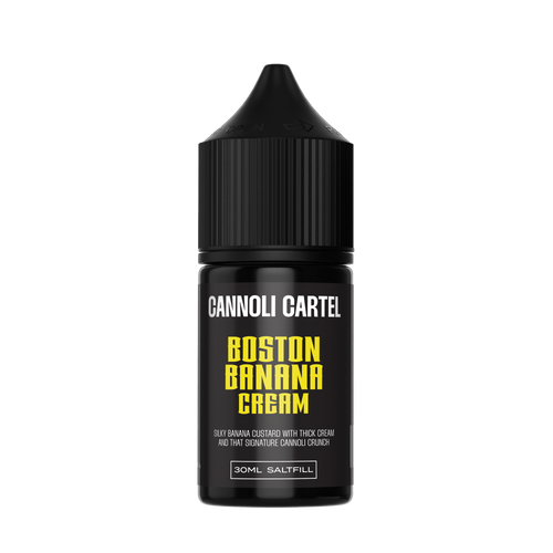 Cannoli Cartel - Boston Banana Cream mtl/salt nic flavor shot