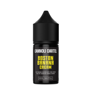 Cannoli Cartel - Boston Banana Cream mtl/salt nic flavor shot