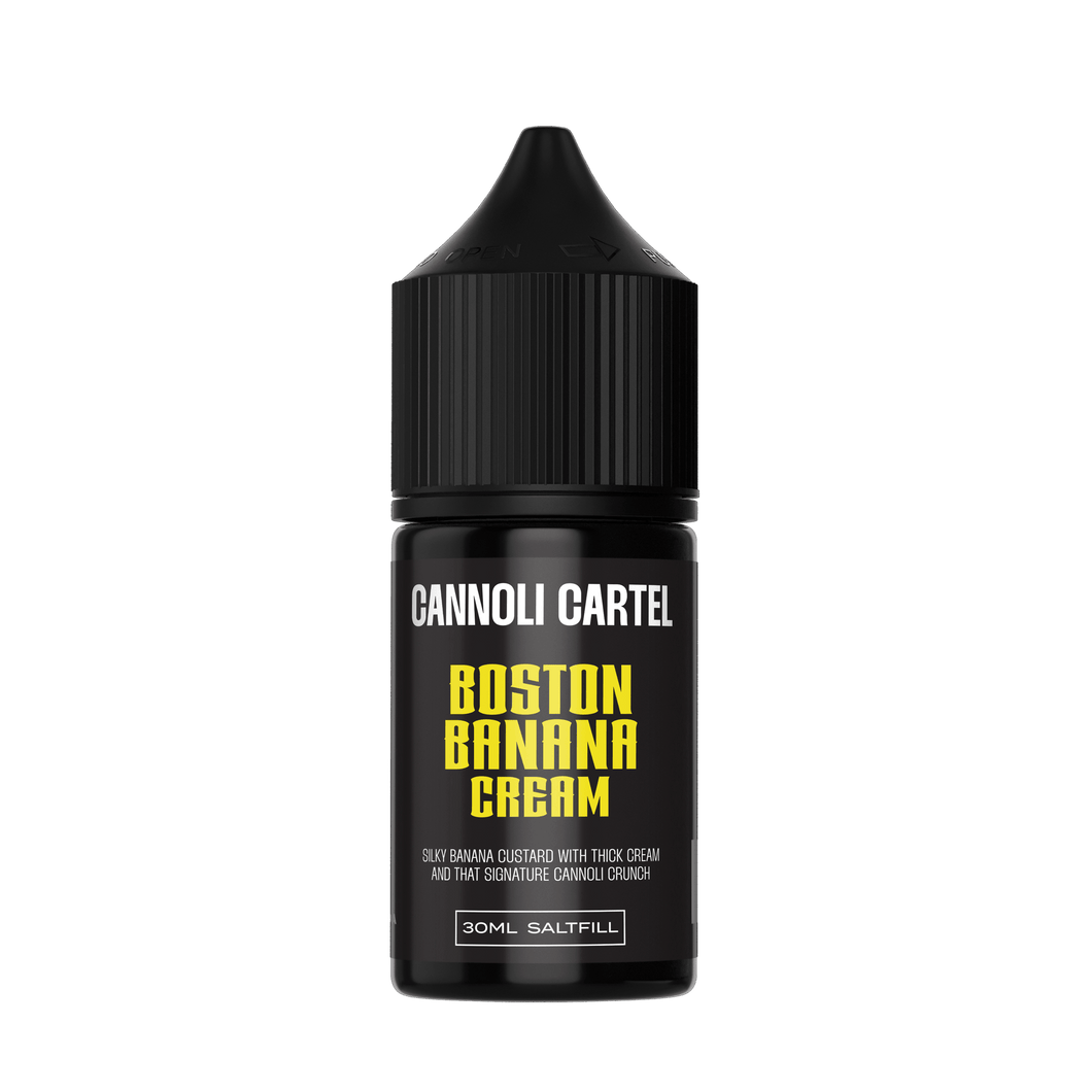 Cannoli Cartel - Boston Banana Cream mtl/salt nic flavor shot