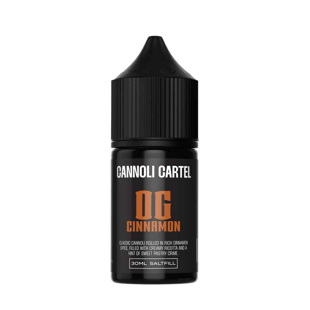 Cannoli Cartel - OG Cinnamon mtl/salt nic flavor shot