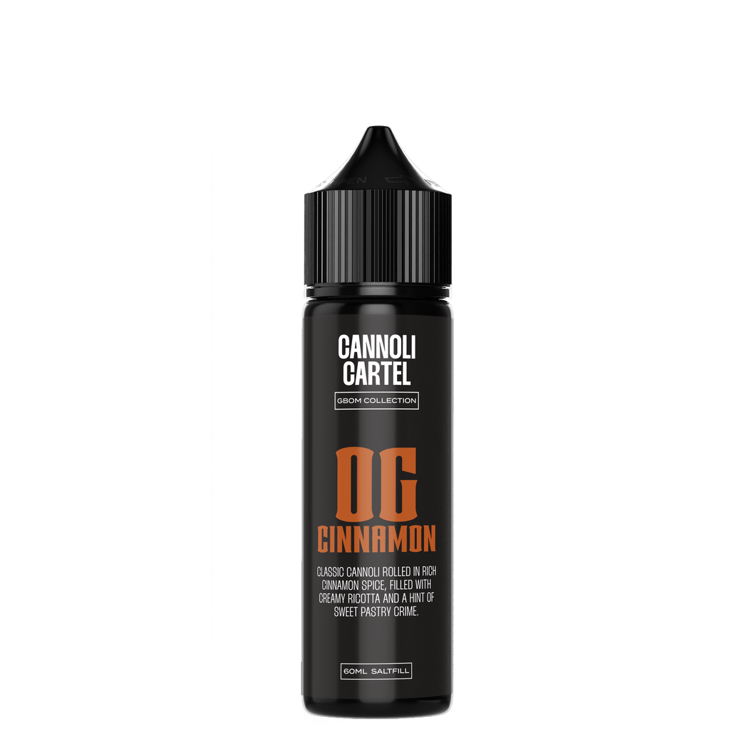 Cannoli Cartel - OG Cinnamon 60ml mtl/salt nic flavor shot