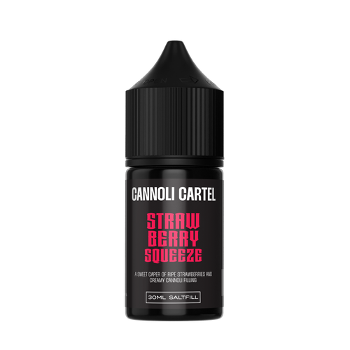 Cannoli Cartel -  Strawberry Squeeze mtl/salt nic flavor shot
