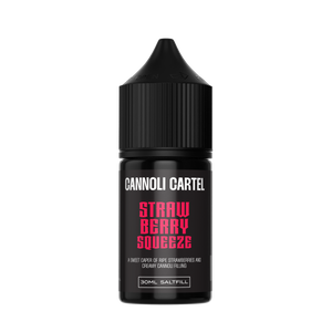 Cannoli Cartel -  Strawberry Squeeze mtl/salt nic flavor shot