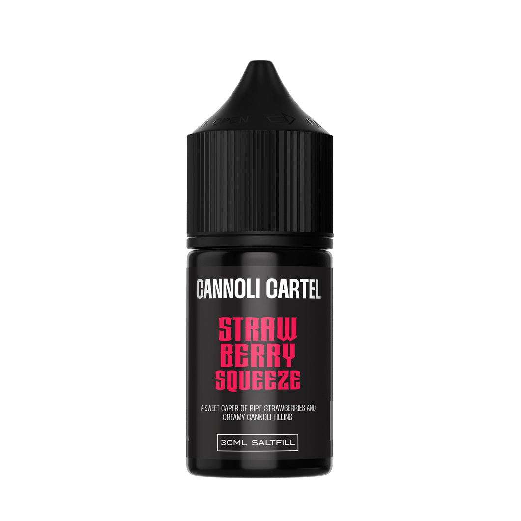 Cannoli Cartel -  Strawberry Squeeze mtl/salt nic flavor shot