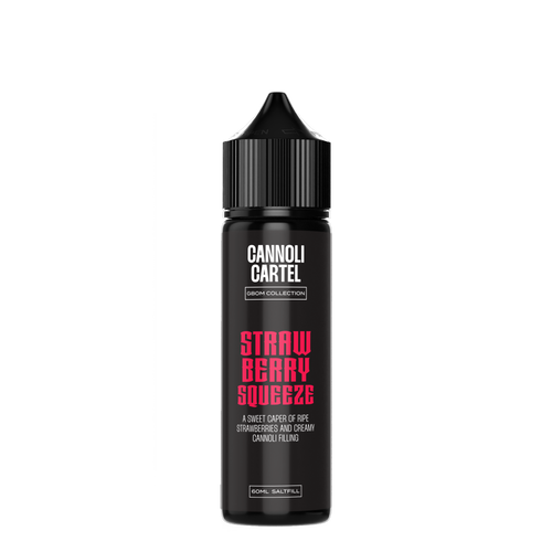 Cannoli Cartel - Strawberry Squeeze 60ml mtl/salt nic flavor shot