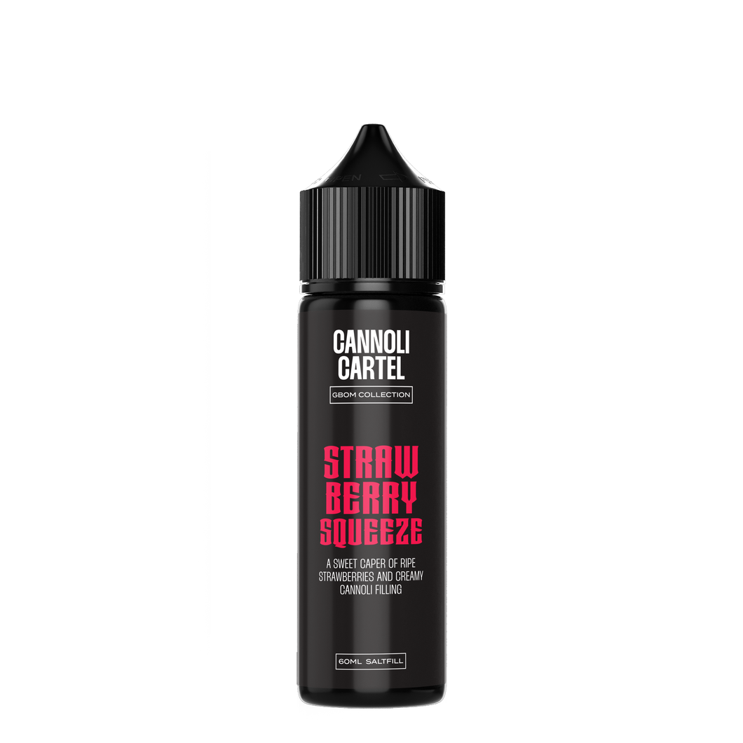 Cannoli Cartel - Strawberry Squeeze 60ml mtl/salt nic flavor shot