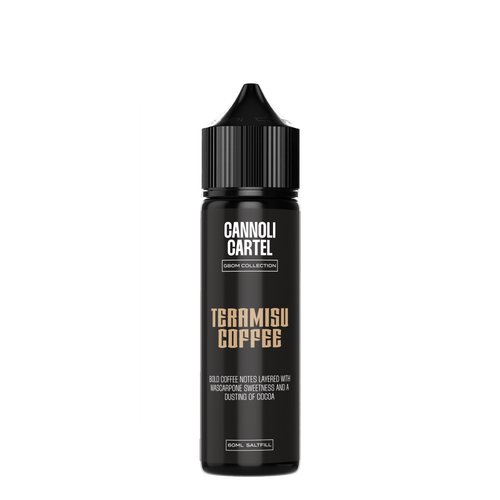 Cannoli Cartel - Tiramisu Coffee 60ml mtl/salt nic flavor shot