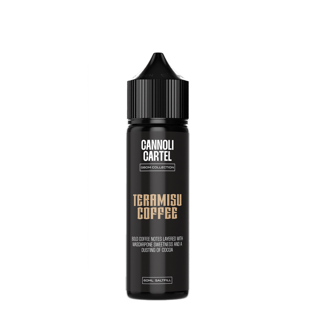 Cannoli Cartel - Tiramisu Coffee 60ml mtl/salt nic flavor shot