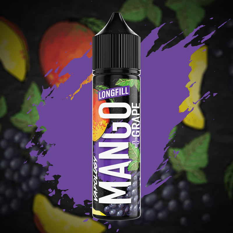 60ml Vapology  Mango Grape Ice MTL/SALT NIC Flavor Shots