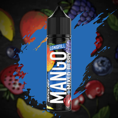 60ml Vapology  Mango Mixed Berry  MTL/SALT NIC Flavor Shots