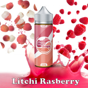 Dispo Drops Litchi Raspberry Flavor Shot
