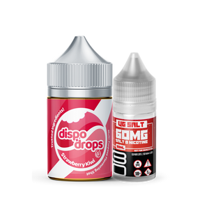 Dispo-Drops Strawberry Kiwi SALT NIC Combo