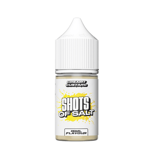 SHOTS FIRED Creamy Custard mtl/salt nic Flavor Shot