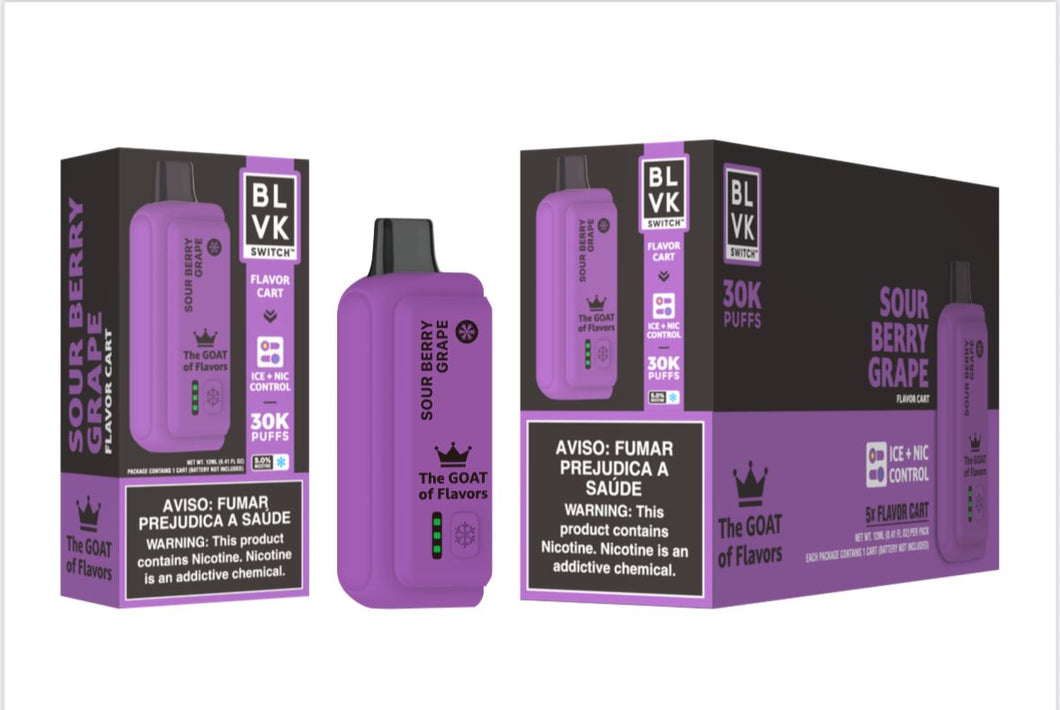 5% BLVK Switch 30K Puffs Disposable POD ONLY