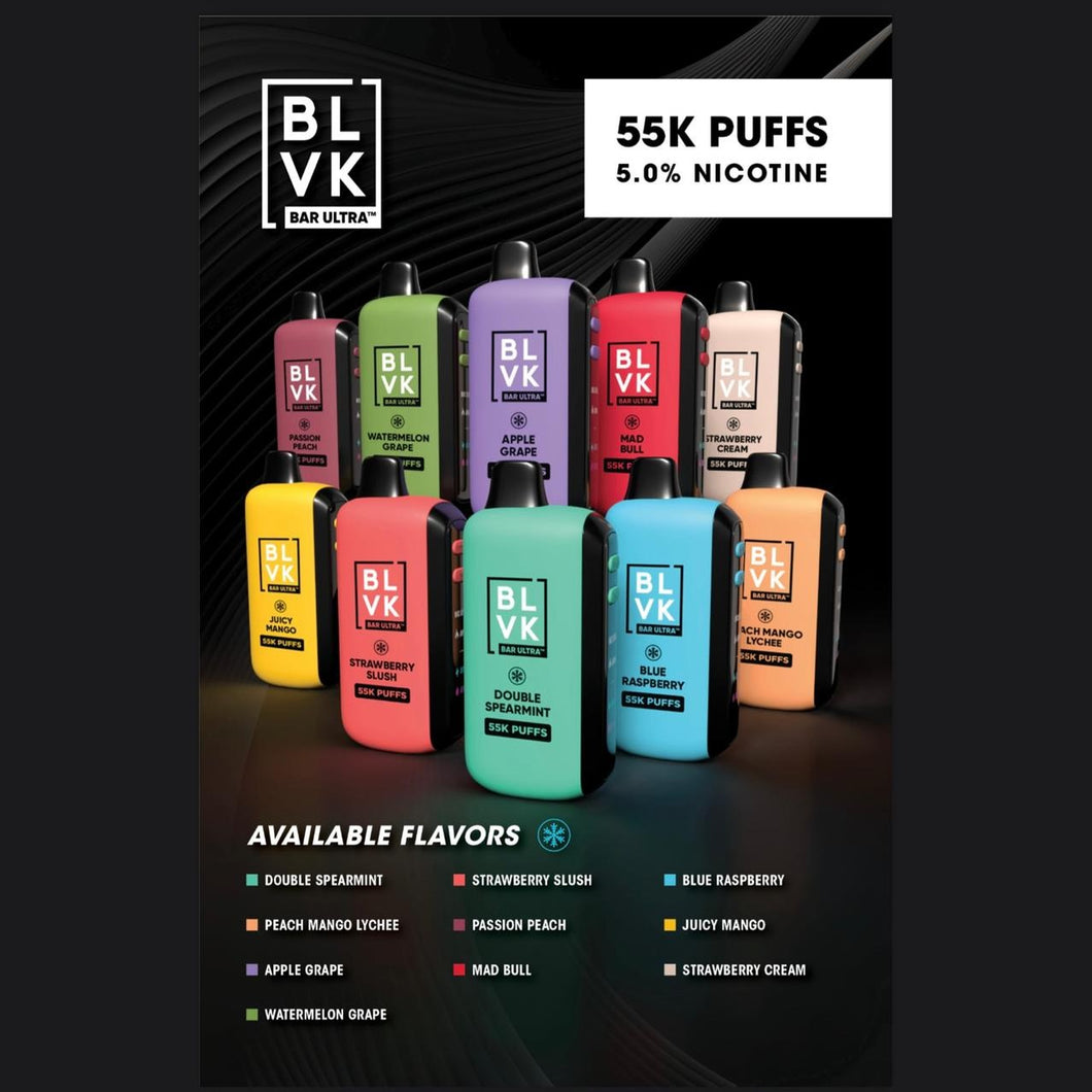 5% BLVK Ultra 55K Puffs Disposable