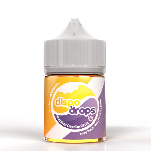 60ml Dispo Drops Tropical Passionfruit Flavor Shot