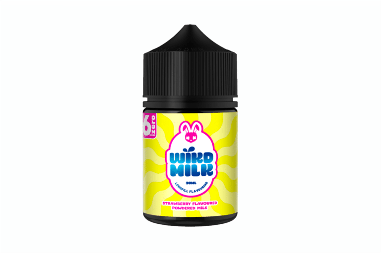 60ml Wikd Milk Strawberry 6Zero Flavor Shot