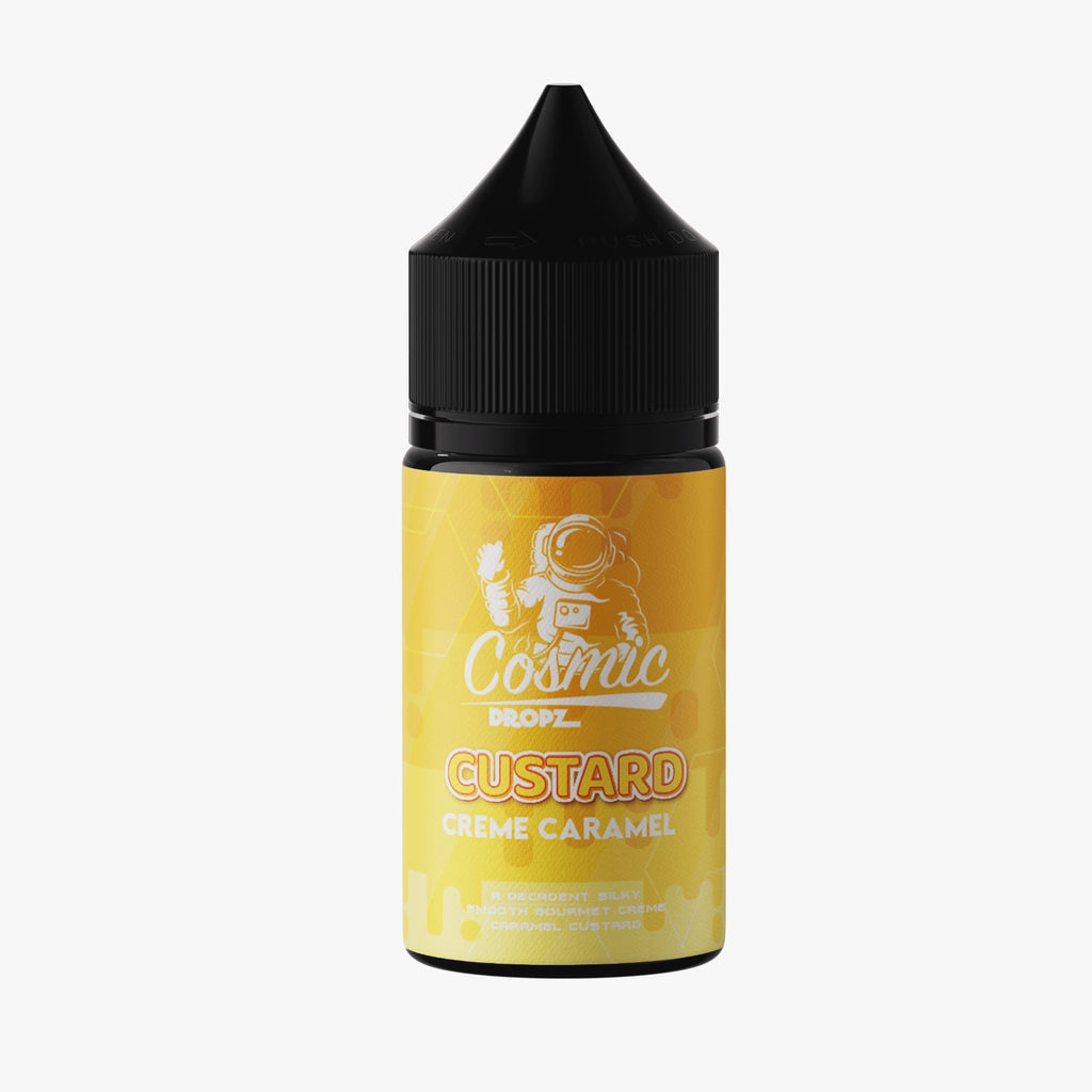 30ml Creme Caramel Cosmic Drops Custard MTL/SALT NIC Flavor Shot – The ...