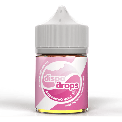 60ml Dispo Drops Raspberry Crystal Flavor Shot