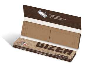 GIZEH BROWN King Size Slim + Tips