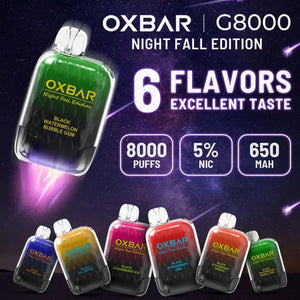 Oxbar G9000 Nightfall Edition - 9000 puff Disposable 5%