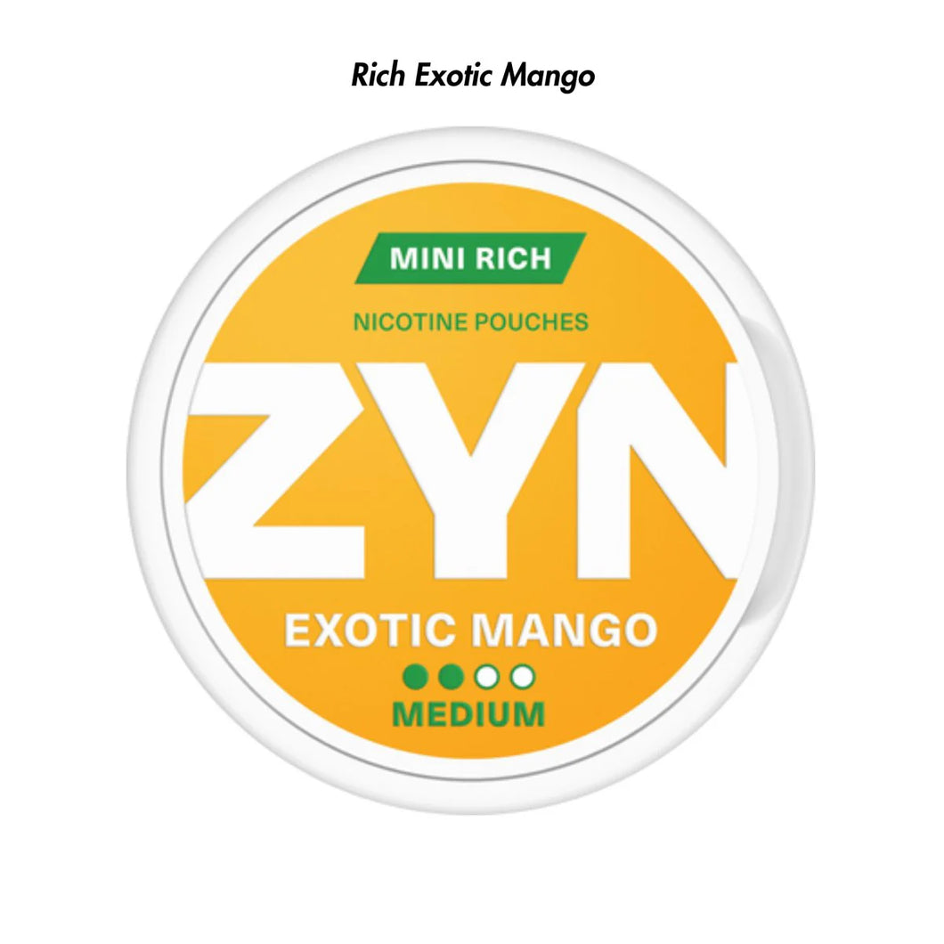 ZYN Exotic Mango Mini Nicotine Pouches - Medium