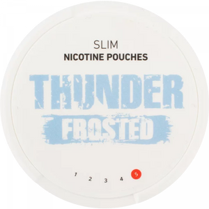 General snus -  Thunder frosted x-strong slim white Nicotine Pouch